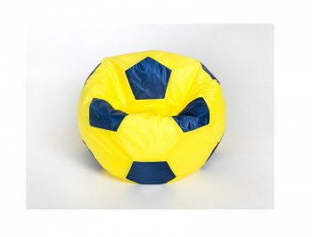 Кресло-мешок Мяч малый желто-синее в Тобольске - tobolsk.mebel-74.com | фото