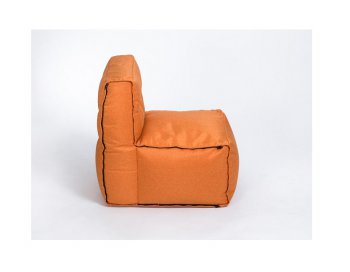 Модульное кресло Комфорт Колор прямое оранжевое в Тобольске - tobolsk.mebel-74.com | фото