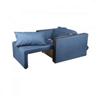Кресло-кровать Милена с подлокотниками Синий в Тобольске - tobolsk.mebel-74.com | фото
