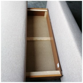 Диван-кровать Комфорт без подлокотников BALTIC AZURE (2 подушки) в Тобольске - tobolsk.mebel-74.com | фото