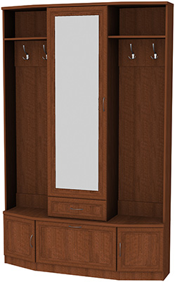 Шкаф для прихожей с зеркалом арт.600 в Тобольске - tobolsk.mebel-74.com | фото