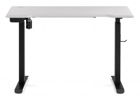 Компьютерный стол Маркос с механизмом подъема 120х75х75 белая шагрень / черный в Тобольске - tobolsk.mebel-74.com | фото