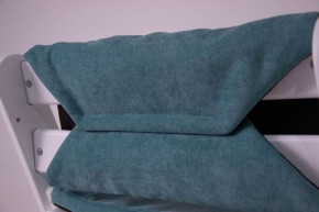 Комплект растущий стул и подушки Конёк Горбунёк Комфорт  (Бело-оранжевый, Волна) в Тобольске - tobolsk.mebel-74.com | фото