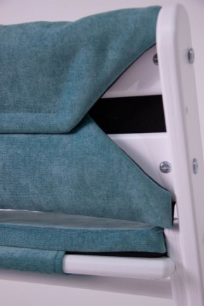 Комплект растущий стул и подушки Конёк Горбунёк Комфорт  (Бело-сиреневый, Волна) в Тобольске - tobolsk.mebel-74.com | фото