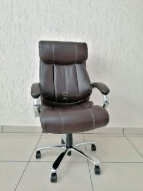 Кресло Barneo K-303 для руководителя (коричневая экокожа) в Тобольске - tobolsk.mebel-74.com | фото