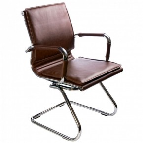 Кресло для посетителя Бюрократ CH-993-Low-V/Brown коричневый в Тобольске - tobolsk.mebel-74.com | фото