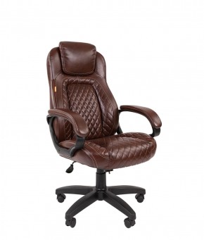 Кресло для руководителя  CHAIRMAN 432 (Экокожа коричневая) в Тобольске - tobolsk.mebel-74.com | фото