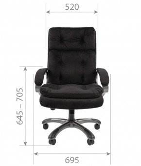 Кресло для руководителя  CHAIRMAN 442 (ткань черная) в Тобольске - tobolsk.mebel-74.com | фото