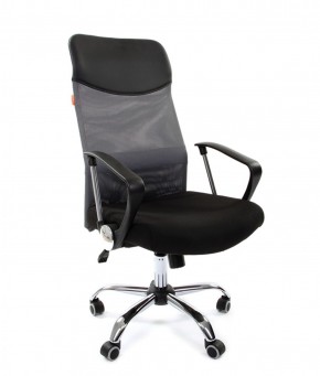 Кресло для руководителя CHAIRMAN 610 N(15-21 черный/сетка серый) в Тобольске - tobolsk.mebel-74.com | фото