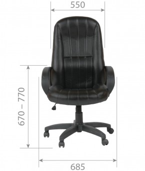 Кресло для руководителя  CHAIRMAN 685 (экокожа черный) в Тобольске - tobolsk.mebel-74.com | фото