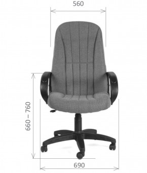 Кресло для руководителя  CHAIRMAN 685 СТ (ткань стандарт 20-23 серая) в Тобольске - tobolsk.mebel-74.com | фото