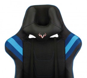 Кресло игровое Бюрократ VIKING 4 AERO BLUE черный/синий в Тобольске - tobolsk.mebel-74.com | фото