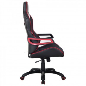 Кресло компьютерное BRABIX Nitro GM-001 (ткань/экокожа) черное, вставки красные (531816) в Тобольске - tobolsk.mebel-74.com | фото