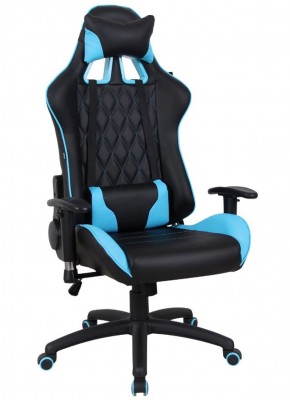 Кресло компьютерное BRABIX "GT Master GM-110" (черное/голубое) 531928 в Тобольске - tobolsk.mebel-74.com | фото