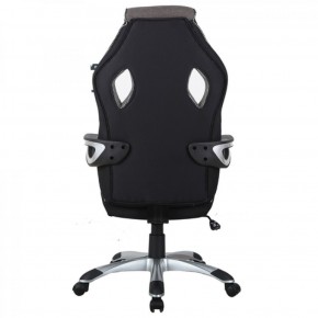Кресло компьютерное BRABIX Techno GM-002 (ткань) черное/серое, вставки белые (531815) в Тобольске - tobolsk.mebel-74.com | фото