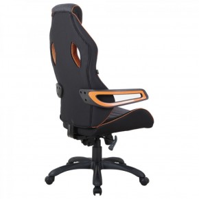 Кресло компьютерное BRABIX Techno Pro GM-003 (ткань черное/серое, вставки оранжевые) 531813 в Тобольске - tobolsk.mebel-74.com | фото