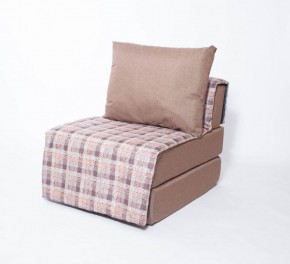 Кресло-кровать бескаркасное Харви (коричневый-квадро беж) в Тобольске - tobolsk.mebel-74.com | фото