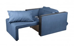 Кресло-кровать Милена с подлокотниками (синий) Велюр в Тобольске - tobolsk.mebel-74.com | фото