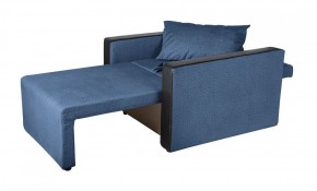 Кресло-кровать Милена с подлокотниками (синий) Велюр в Тобольске - tobolsk.mebel-74.com | фото