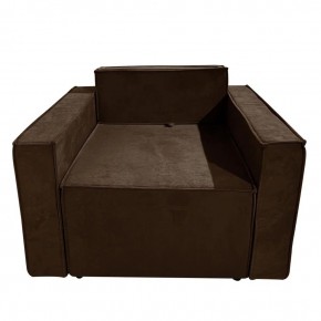 Кресло-кровать Принц КК1-ВК (велюр коричневый) в Тобольске - tobolsk.mebel-74.com | фото