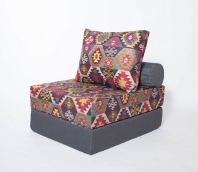Кресло-кровать-пуф бескаркасное Прайм (мехико серый-графит) в Тобольске - tobolsk.mebel-74.com | фото