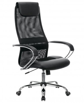 Кресло офисное BRABIX PREMIUM "Stalker EX-608 CH" (хром, ткань-сетка/кожзам, черное) 532091 в Тобольске - tobolsk.mebel-74.com | фото