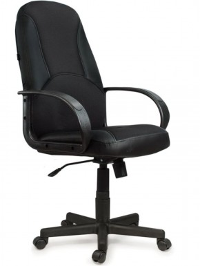 Кресло офисное BRABIX "City EX-512" (кожзам черный, ткань черная) 531407 в Тобольске - tobolsk.mebel-74.com | фото