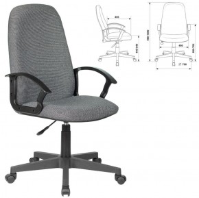Кресло офисное BRABIX "Element EX-289", ткань, серое, 532093 в Тобольске - tobolsk.mebel-74.com | фото