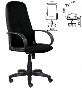 Кресло офисное BRABIX "Praktik EX-279" (ткань/кожзам, черное) 532017 в Тобольске - tobolsk.mebel-74.com | фото