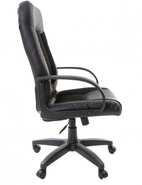 Кресло офисное BRABIX "Strike EX-525" (экокожа черная, ткань черная) 531381 в Тобольске - tobolsk.mebel-74.com | фото