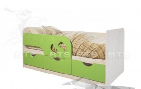 Кровать детская Минима Лего 1.6 (крем/дуб атланта) в Тобольске - tobolsk.mebel-74.com | фото