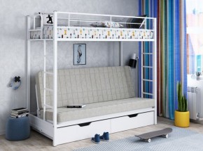 Кровать двухъярусная с диваном "Мадлен-ЯЯ" с ящиками в Тобольске - tobolsk.mebel-74.com | фото