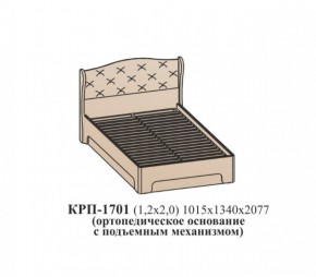Кровать ЭЙМИ с подъемным механизмом КРП-1701 Рэд фокс (1200х2000) в Тобольске - tobolsk.mebel-74.com | фото