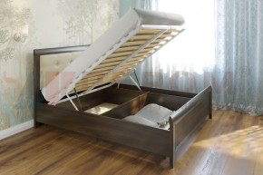 Кровать КР-1034 с мягким изголовьем в Тобольске - tobolsk.mebel-74.com | фото
