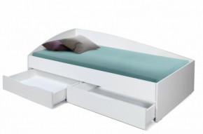 Кровать одинарная "Фея - 3" асимметричная 1900х800 (белая) в Тобольске - tobolsk.mebel-74.com | фото