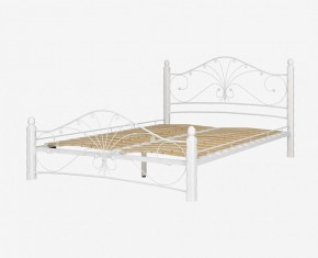 Кровать "Фортуна 1" КМД 2.01 Белая (1600*2000) (ножки-белые) с коваными элементами в Тобольске - tobolsk.mebel-74.com | фото