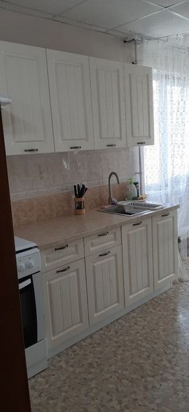 Кухня модульная Луксор серый-кремовый в Тобольске - tobolsk.mebel-74.com | фото