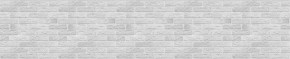 Кухонный фартук 610х3000х1,5 (композит) КМ Кирпич серый в Тобольске - tobolsk.mebel-74.com | фото