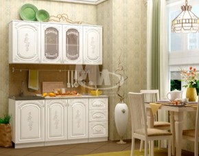 ЛИЗА-2 Кухонный гарнитур 1,7 Белый глянец холодный в Тобольске - tobolsk.mebel-74.com | фото
