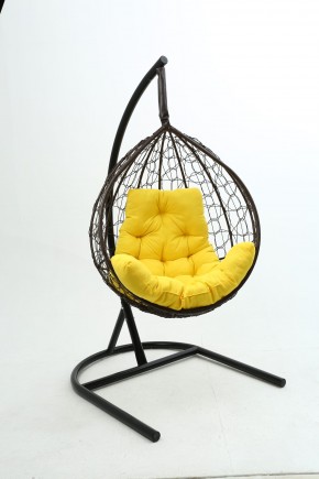 Подвесное кресло Бароло (коричневый/желтый) в Тобольске - tobolsk.mebel-74.com | фото