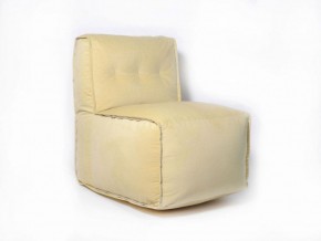Прямое модульное бескаркасное кресло Комфорт (Желтый велюр) в Тобольске - tobolsk.mebel-74.com | фото