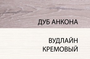 Шкаф 1DT P, OLIVIA, цвет вудлайн крем/дуб анкона в Тобольске - tobolsk.mebel-74.com | фото