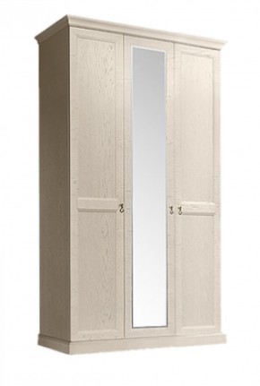Шкаф 3-х дверный (с зеркалом) для платья и белья Венеция дуб седан (ВНШ1/3) в Тобольске - tobolsk.mebel-74.com | фото