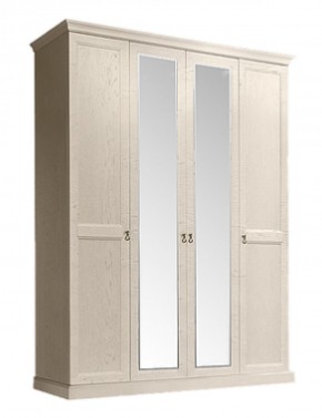 Шкаф 4-х дверный (2 зеркала) для платья и белья Венеция дуб седан (ВНШ1/4) в Тобольске - tobolsk.mebel-74.com | фото