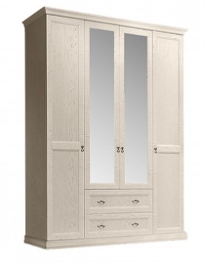 Шкаф 4-х дверный (с зеркалами) для платья и белья с выдвижными ящиками Венеция дуб седан (ВНШ1/41) в Тобольске - tobolsk.mebel-74.com | фото