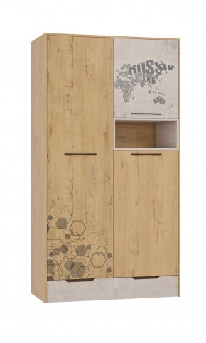 Шкаф для одежды 3 двери и 2 ящика Шк134.0 ДС Стэнфорд в Тобольске - tobolsk.mebel-74.com | фото