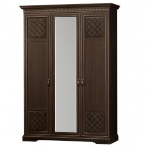 Шкаф для одежды 3-дверный №800 Парма Дуб нортон темный в Тобольске - tobolsk.mebel-74.com | фото
