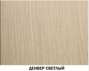 Шкаф для одежды №609 "Инна" Денвер светлый (*без полок) в Тобольске - tobolsk.mebel-74.com | фото