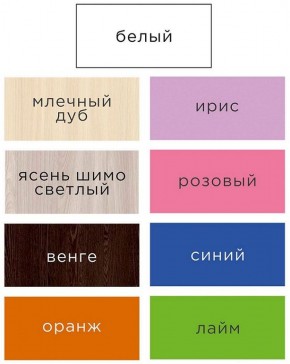 Шкаф ДМ 800 с 2-мя ящиками (розовый) в Тобольске - tobolsk.mebel-74.com | фото