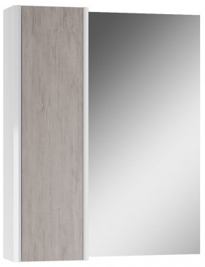 Шкаф-зеркало Uno 60 Дуб серый левый/правый Домино (DU1503HZ) в Тобольске - tobolsk.mebel-74.com | фото